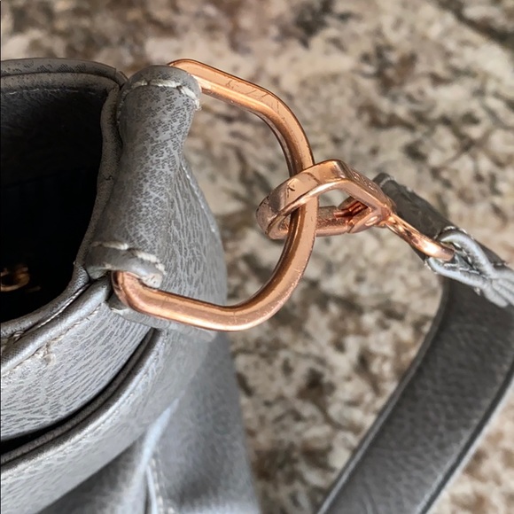 Grey and Rose Gold Mat & Nat Crossbody purse - Picture 7 of 7